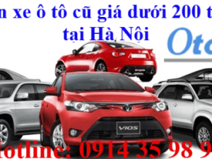 Địa chỉ bán xe ô tô cũ giá dưới 200 triệu uy tín tại Hà Nội