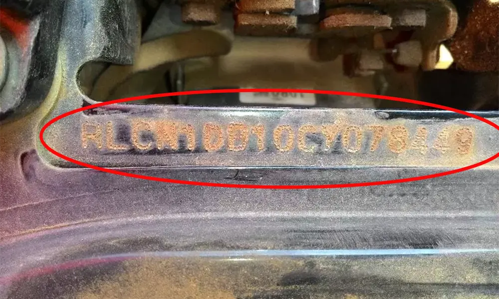 Cách cà số khung số máy xe ô tô chính xác nhất
